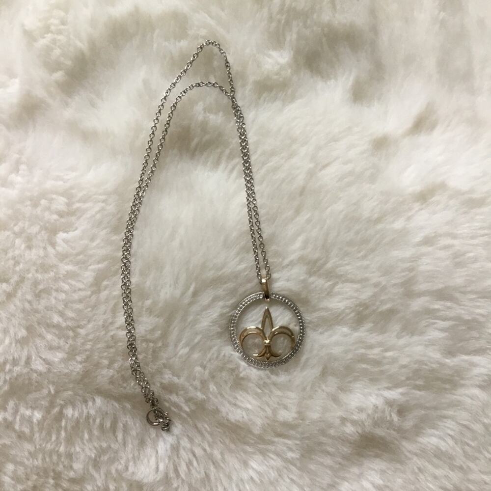 Sterling Silver Crystal Rocket Necklace - Picture 8 of 8